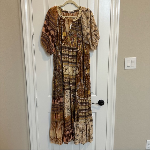 Spell Renew Patchwork Gown Sunrise M/L - Picture 2 of 7